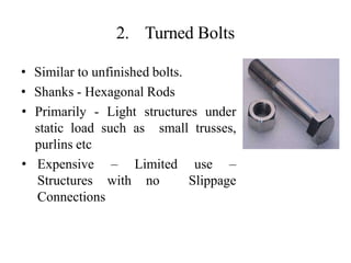 DESIGN OF CONNECTIONS IN STEEL STRUCTURE | PPTX