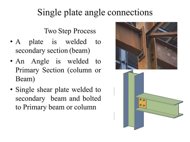 DESIGN OF CONNECTIONS IN STEEL STRUCTURE | PPTX | Auto Parts | Automotive