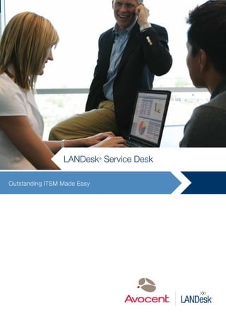 LANDesk Service Desk
                             ®




Outstanding ITSM Made Easy
 