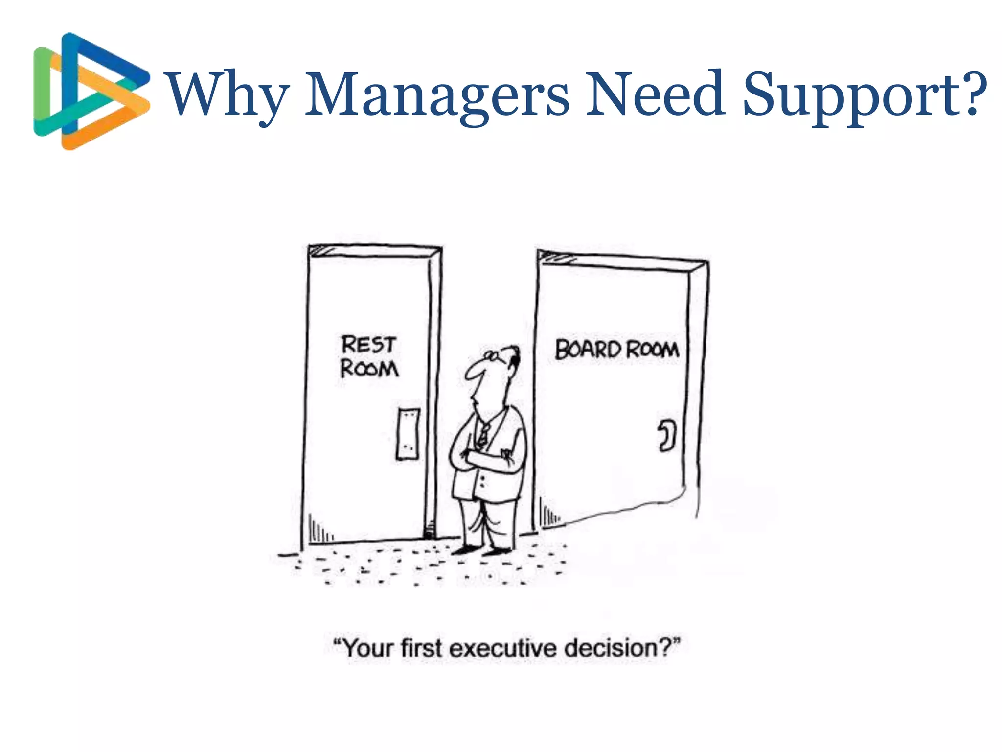 Why Managers Need Support?
 