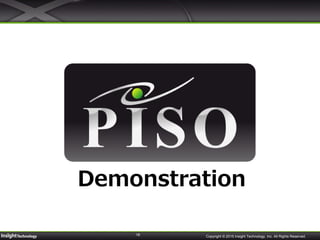 16 Copyright © 2015 Insight Technology, Inc. All Rights Reserved.
Demonstration
 