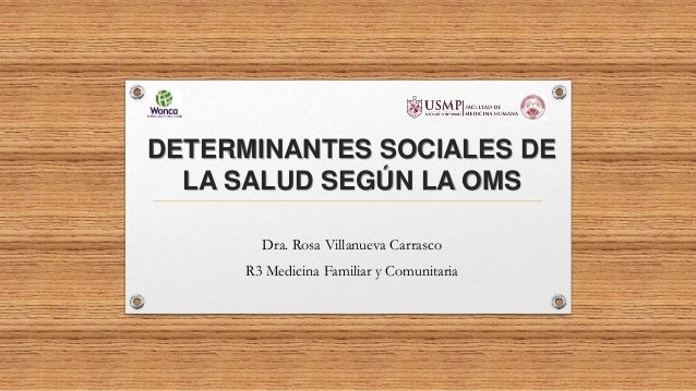 DSS SEGUN LA OMS DSS SEGUN LA OMS