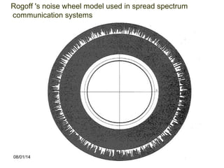 08/01/14 6
Rogoff 's noise wheel model used in spread spectrum
communication systems
 