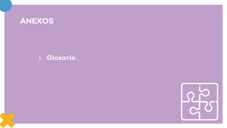 ANEXOS
1. Glosario .
 