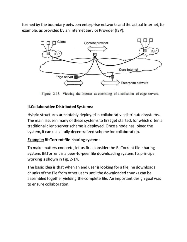 Distributed system Tanenbaum chapter 1,2,3,4 notes | DOCX