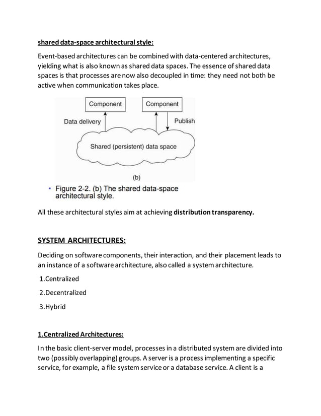 Distributed system Tanenbaum chapter 1,2,3,4 notes