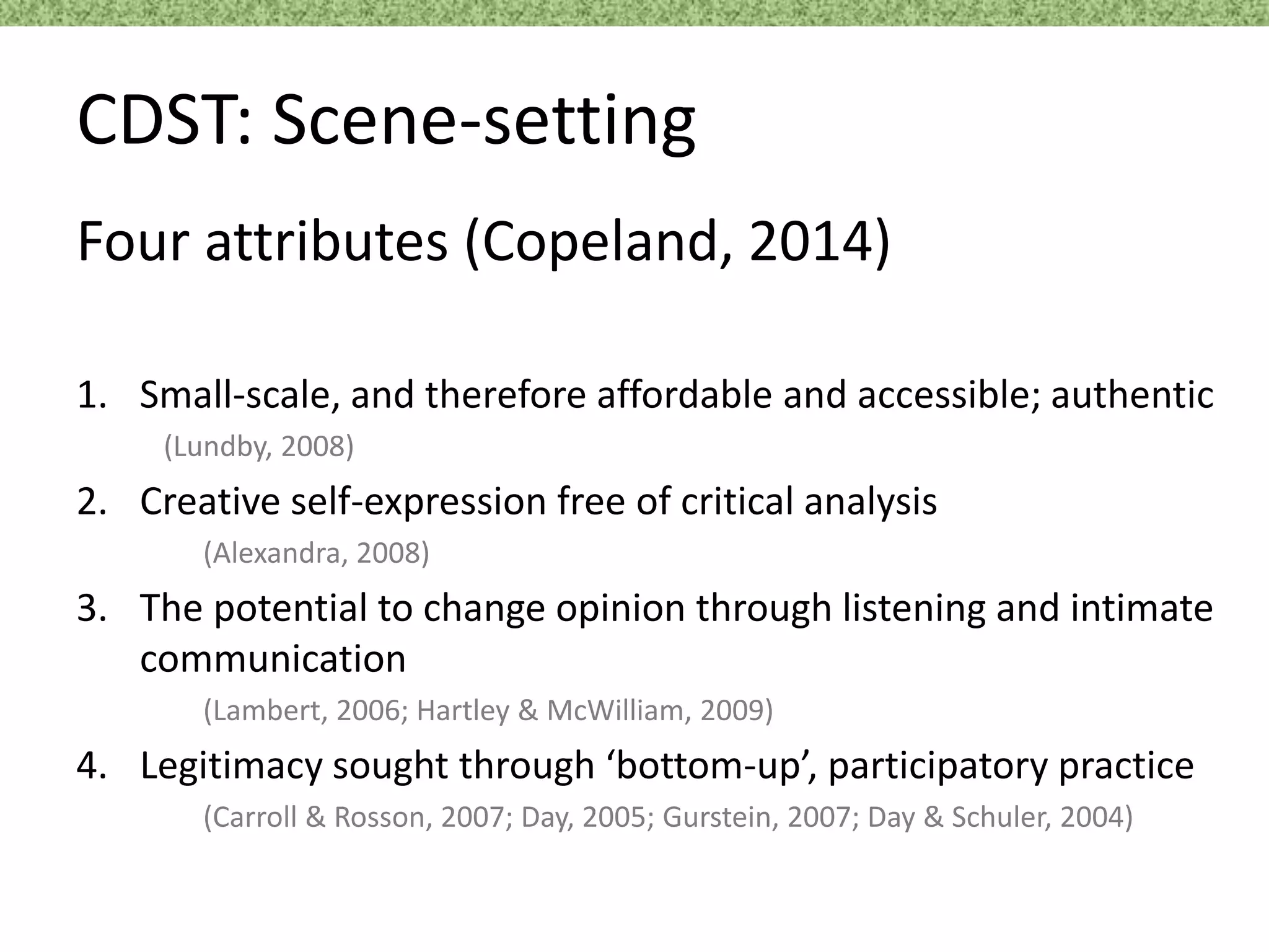 Digital Storytelling as a Community Informatics Approach | PPT