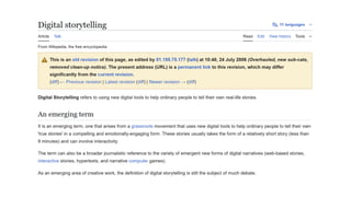 A New Framework for Digital Storytelling | PDF