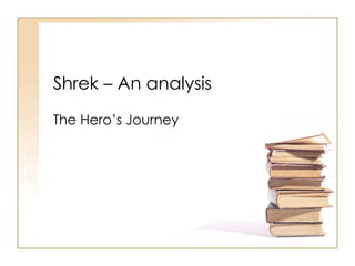 Shrek – An analysis The Hero’s Journey 