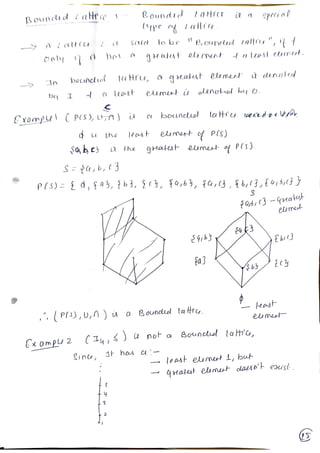 LATTICE in Discrete Structure