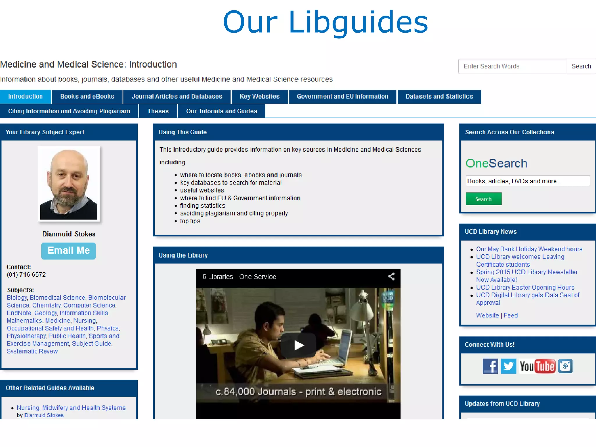 Our Libguides
 