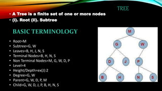 binary tree representation and traversal | PPT