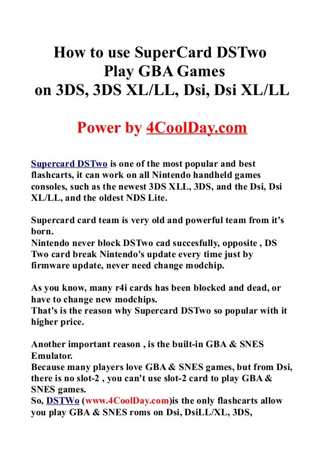 how to play games from sd card on dsi