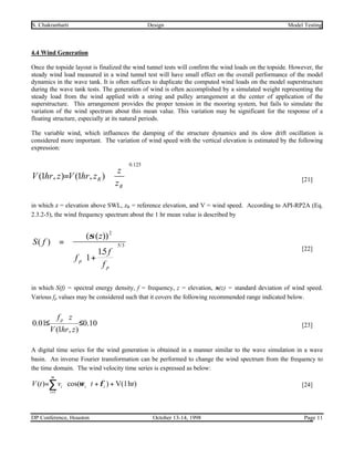 Physical Model Testing of Floating Offshore Structures | PDF