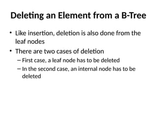 Comprehensive Guide to B Tree, B+ Tree, and Trie Data Structures | PPTX