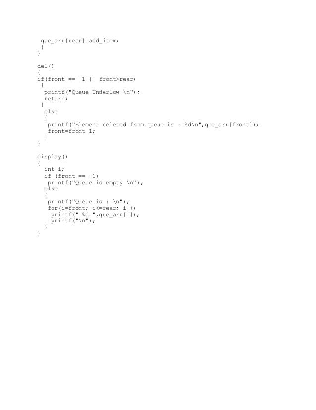 Data Structures Using C Practical File