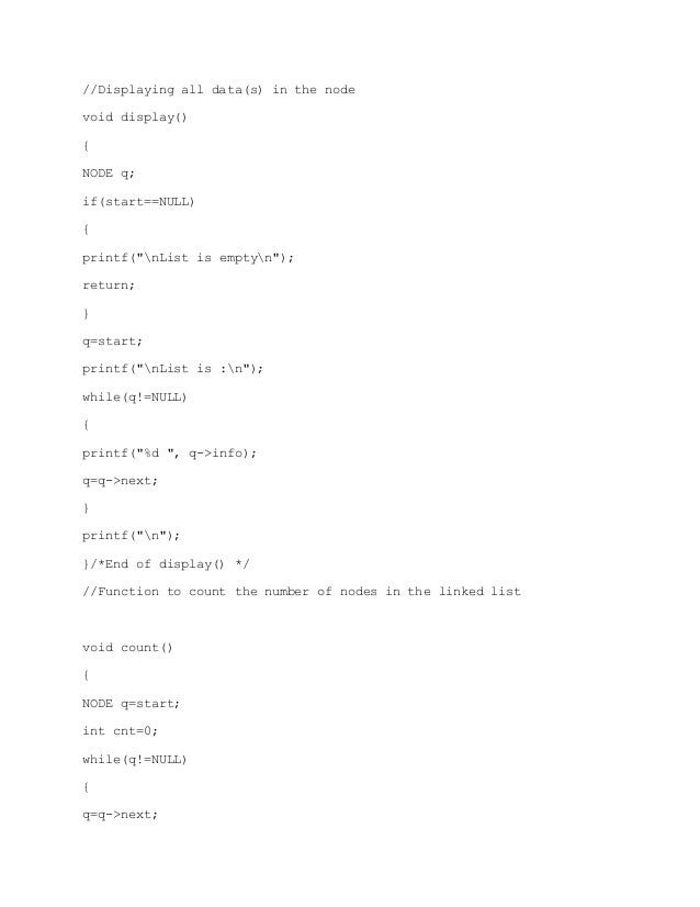 Data Structures Using C Practical File