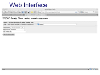 Web Interface 