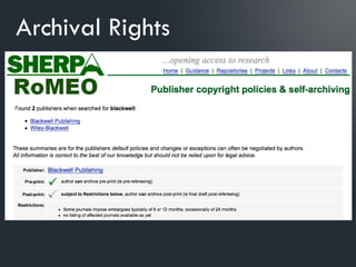 Archival Rights
 