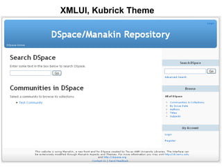 XMLUI, Kubrick Theme
 