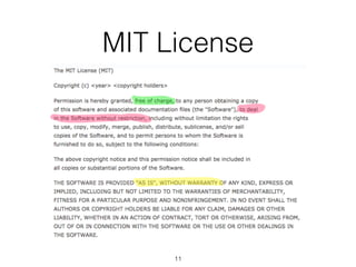MIT License 
11 
 