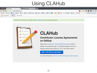 Using CLAHub 
33 
 