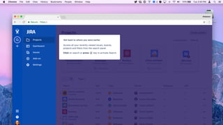 Projects
Projects
Dashboard
Issues
Add-on
Settings
Recently viewed In your profile
Vanilla business
Business project
Alpha app
Software project
4 boards
Nucleus
Software project
Choco software
Software project
3 boards
20% time
Scrum board
Name Key Type Owner Category URL
Choco software
3 boards
CHOC Software Administrator — —
Strawberry service STRAW Service Desk Josie Lambert — —
Nucleus NUC Software Gene Castillo — —
NUC Software Gene Castillo — —
Hooli NUC Software Gene Castillo — —
Vanilla business VAN Business Susan Gonzales — —
Alpha app
4 boards
Type
Create project
View all
Access all your recently viewed issues, boards,
projects and filters from the search panel.
Click on search or press / key to activate Search.
Get back to where you were earlier
 