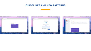 GUIDELINES AND NEW PATTERNS
 