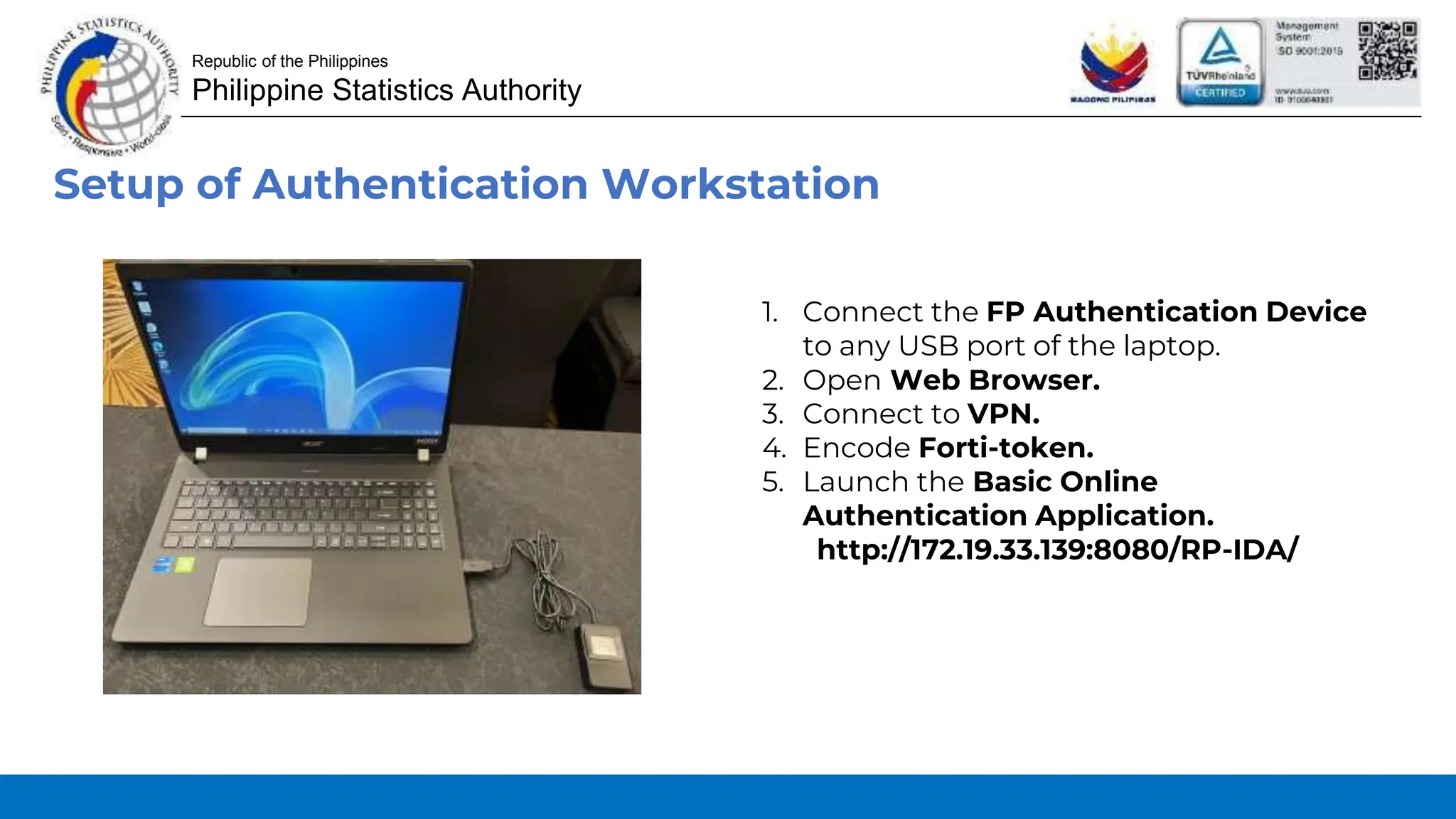 [DSWD] Orientation on the implementation of Basic Online Authentication ...