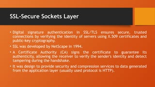 Security SSL with Digital signature layer | PPTX