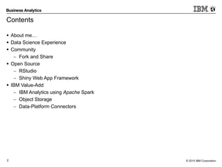 Spark working with a Cloud IDE: Notebook/Shiny Apps | PDF