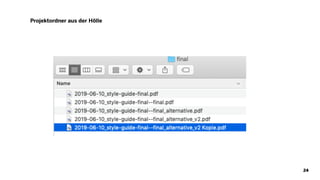 Projektordner aus der Hölle
24
 