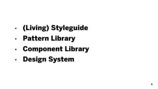 Pattern Libraries als Schnittstelle zwischen Design & Development