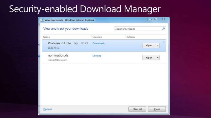 how to change internet explorer 8 download location