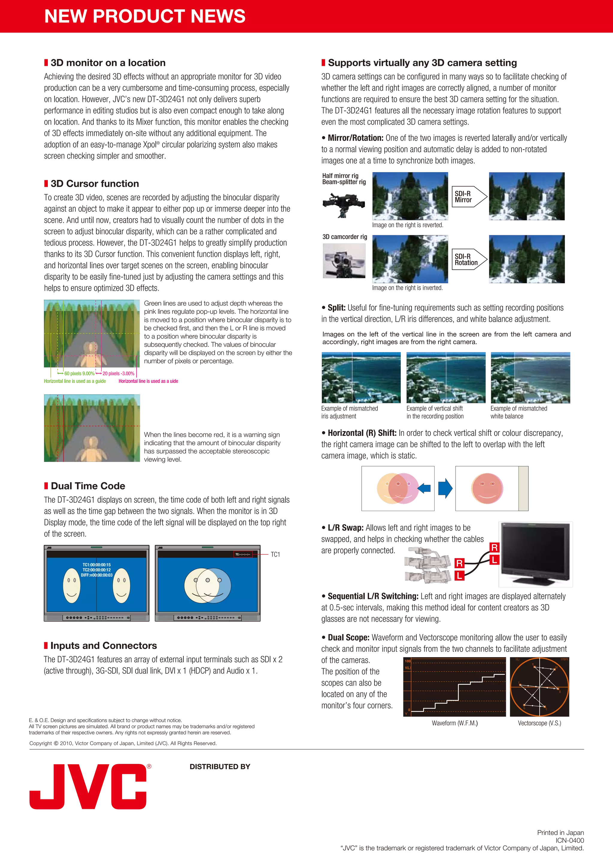 JVC DT-3D-24-G1 | PDF