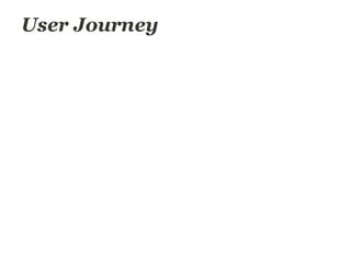 User Journey
 