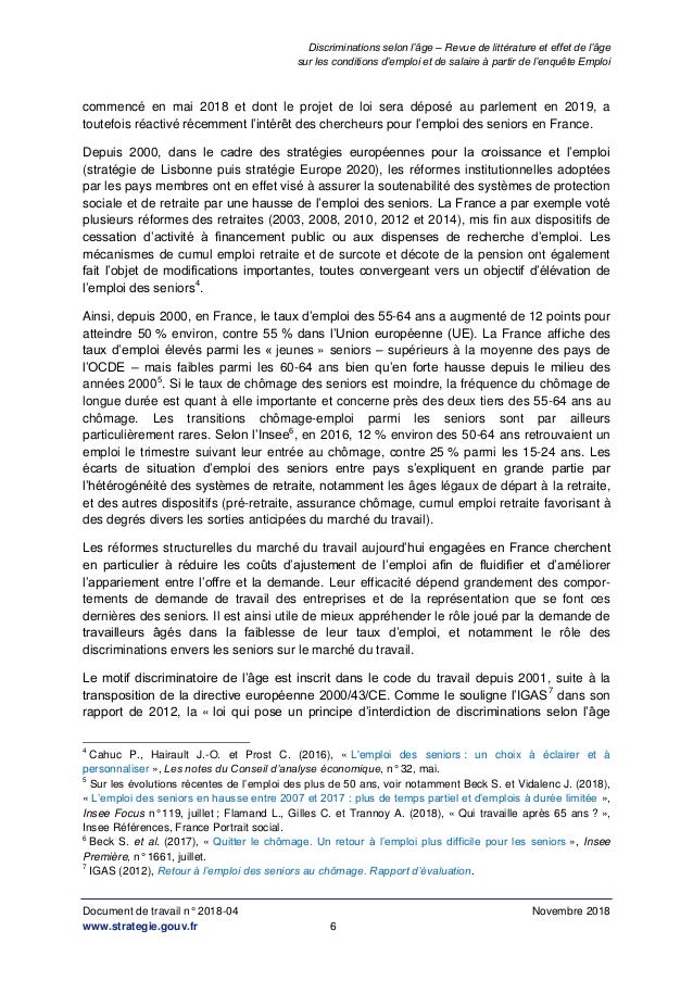 Discriminations Selon L Age