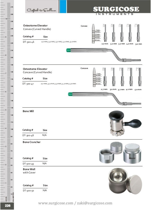 DENTAL IMPLANT INSTRUMENTS [SURGICOSE]