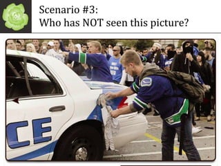 Scenario #3:  Who has NOT seen this picture? 