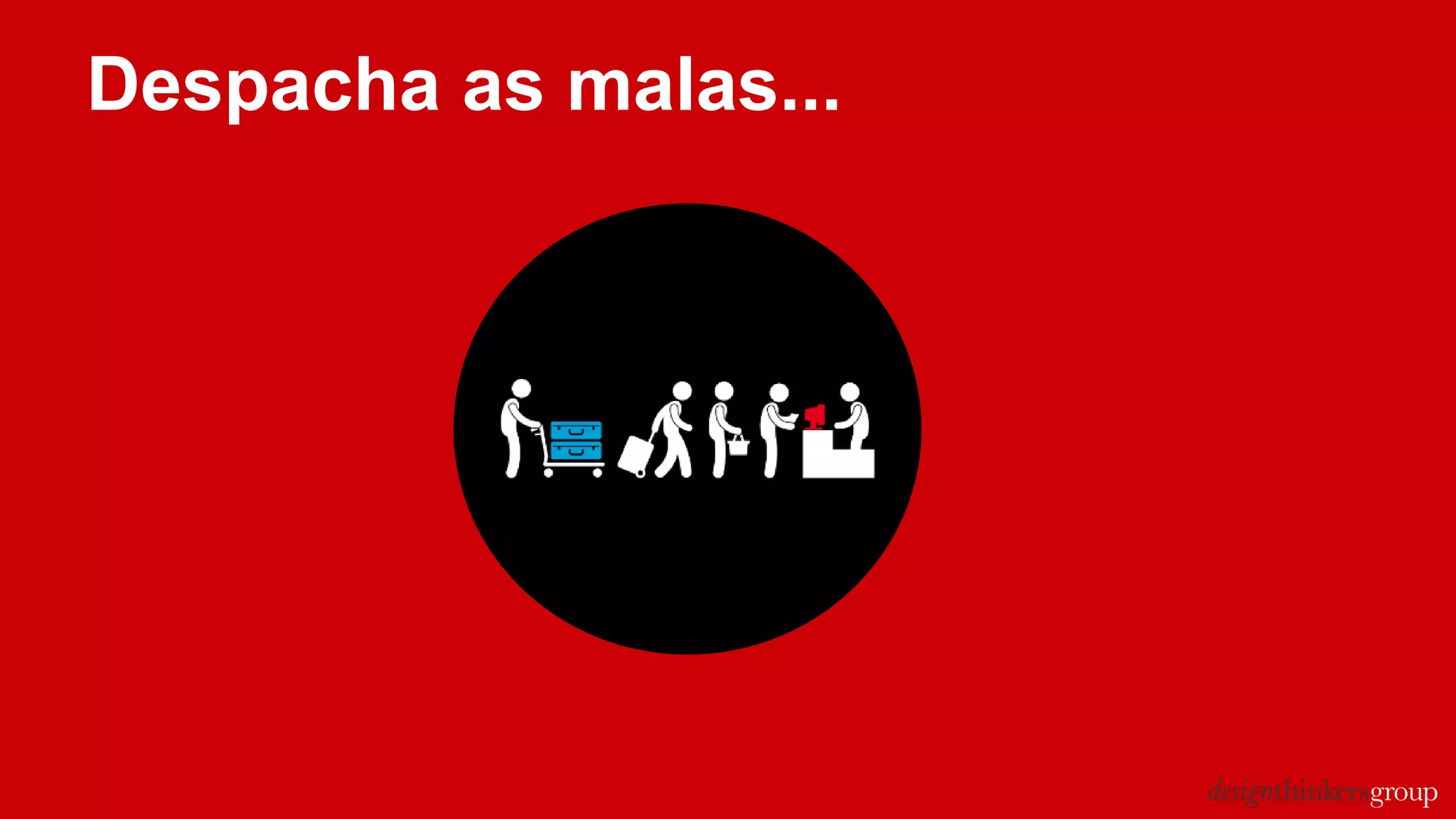 Despacha as malas...
 