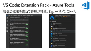 VS Code: Extension Pack - Azure Tools
 