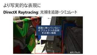 より写実的な表現に
※サンプルより
 