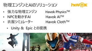 物理エンジンとAIのソリューション
 