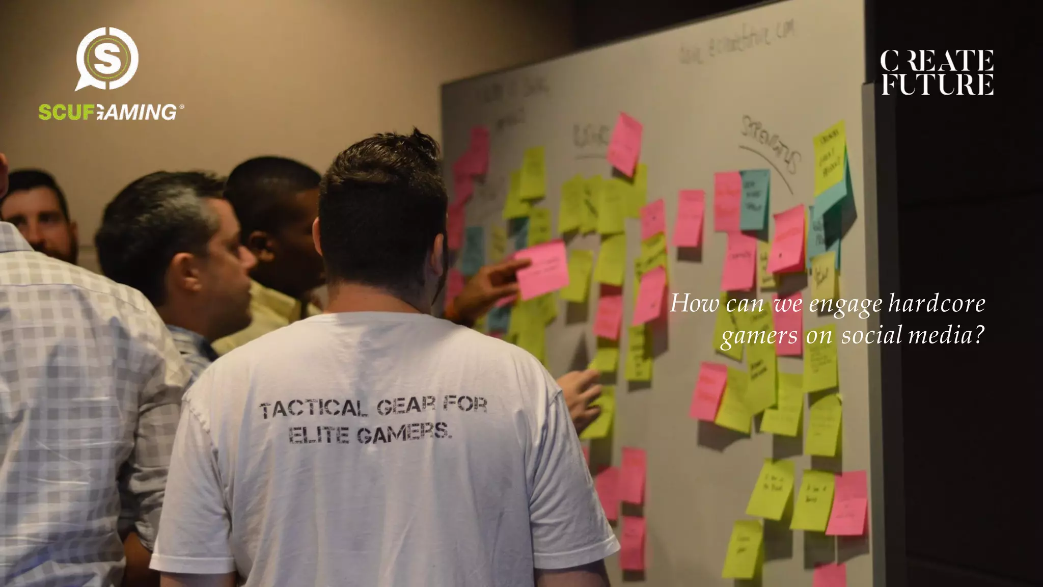 How can we engage hardcore
gamers on social media?
 