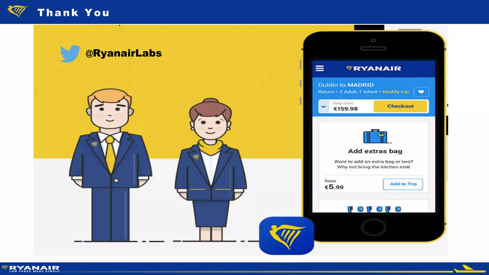© Ryanair 2014
@RyanairLabs
Th a n k Y o u
 