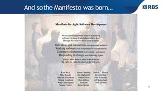 And sothe Manifesto was born…
13
 