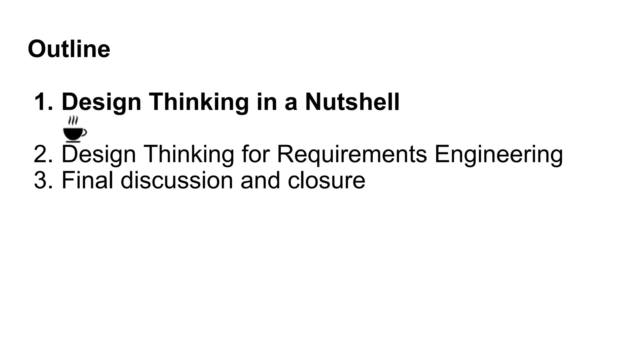 Design Thinking for Requirements Engineering | PDF