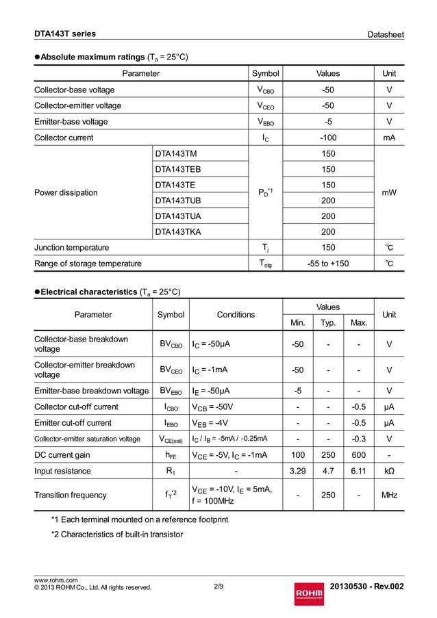 Transistor Rohm 2SD2010-P TO-92 Neuf D'origine - Composant électronique Pour Réparation