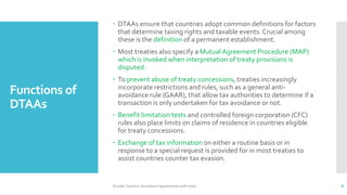 Dta Transaction Examples Double Taxation Avoidance Agreement - DTAA | PDF