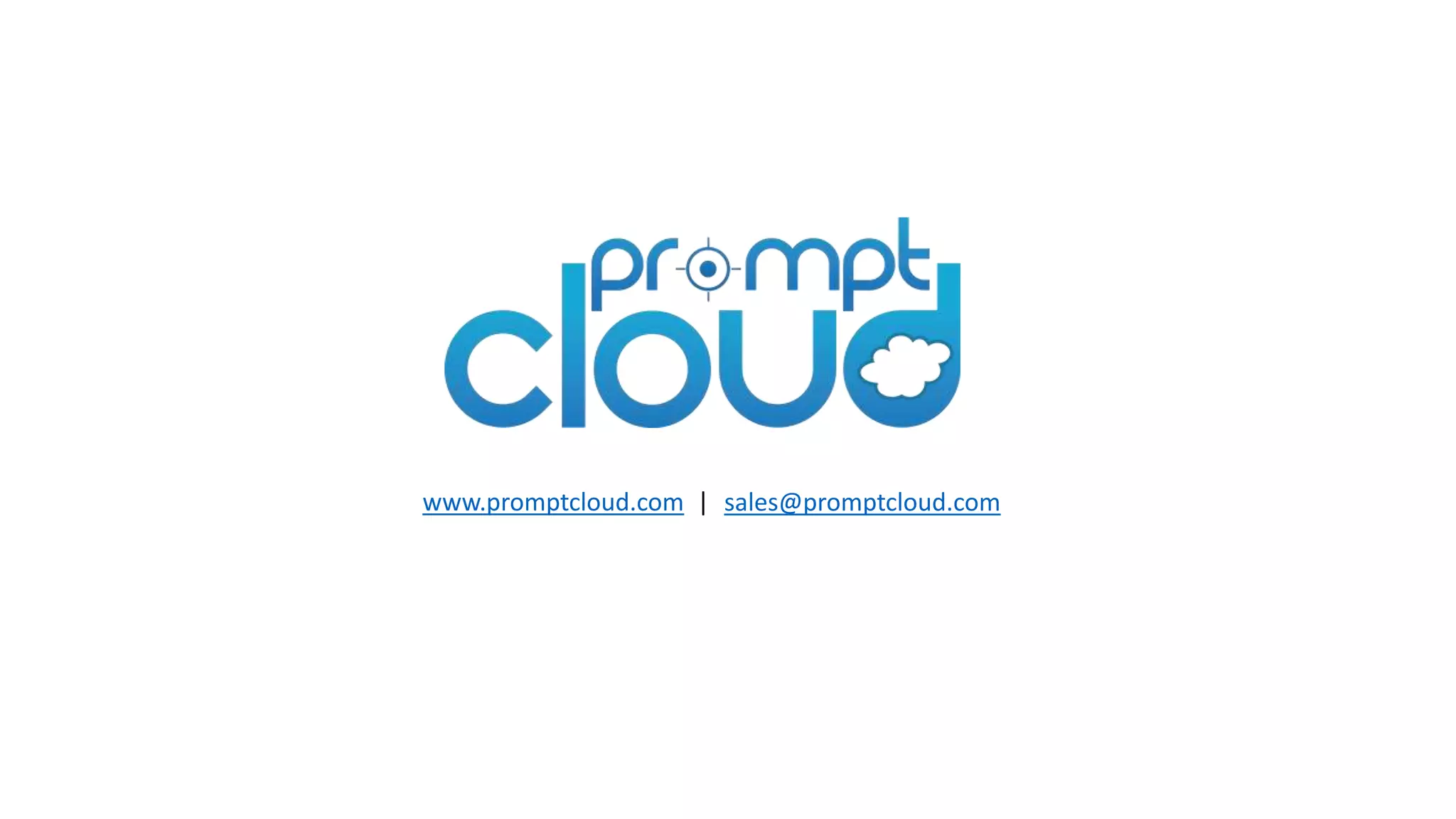 www.promptcloud.com | sales@promptcloud.com
 